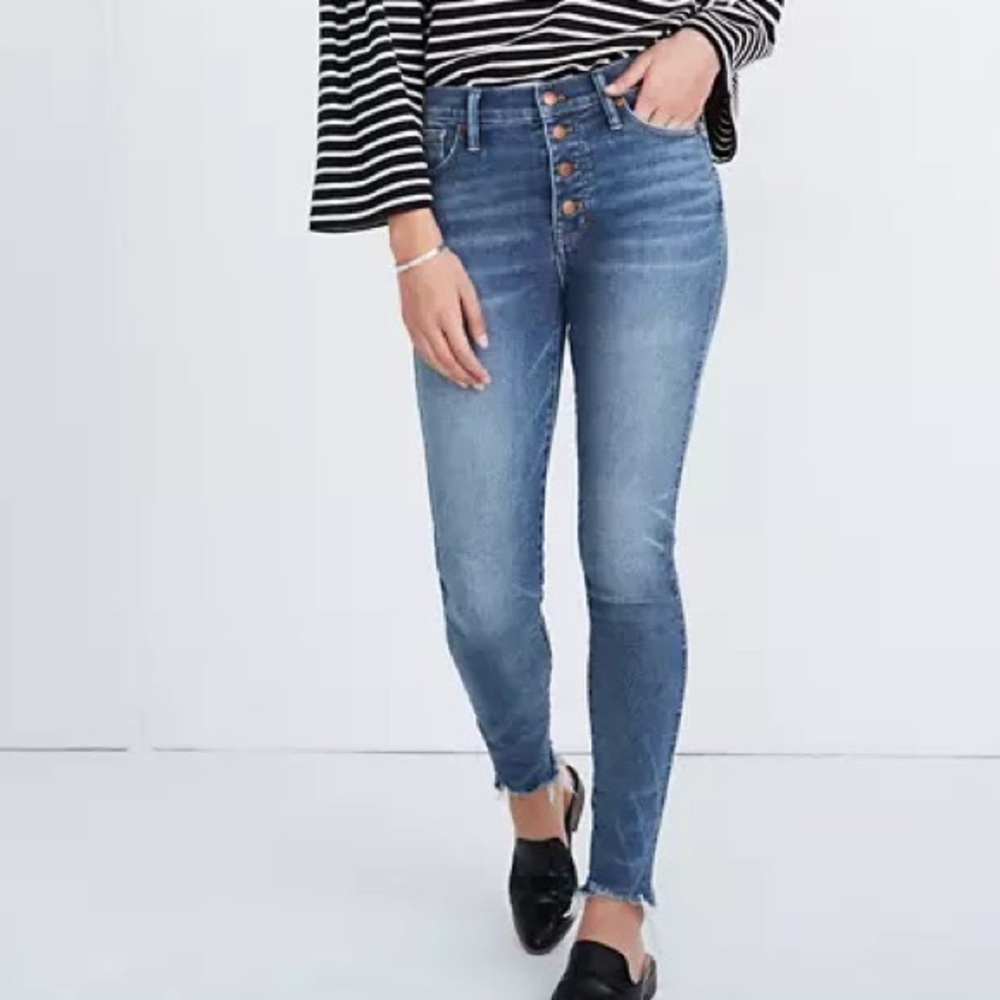 Madewell 10 inch high rise skinny jeans size 32